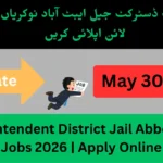 Superintendent District Jail Abbottabad Jobs 2026 | Apply Online
