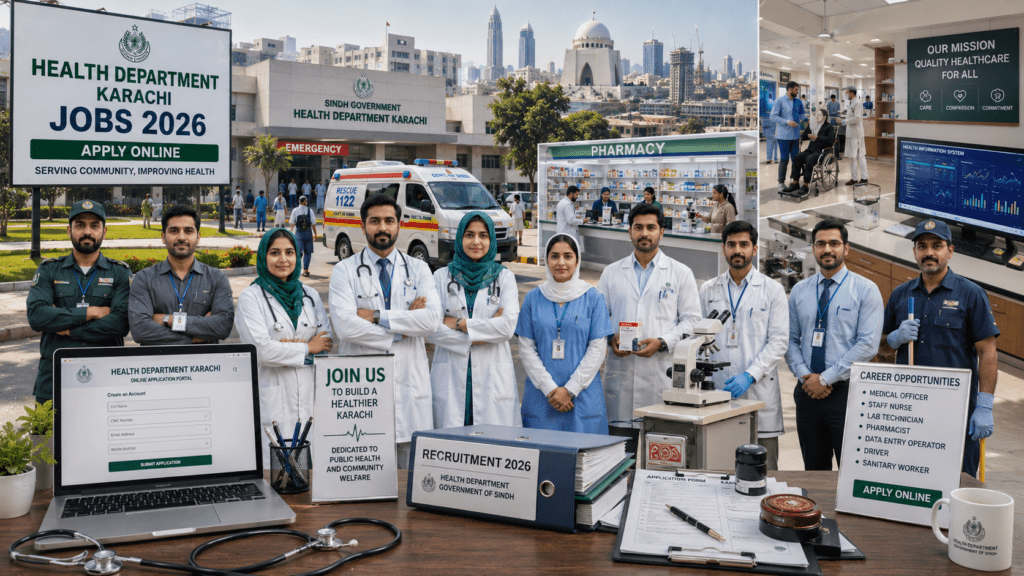 Health Department Karachi Jobs 2026 | Apply Online