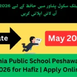 Usmania Public School Peshawar Jobs 2026 for Hafiz Apply Online